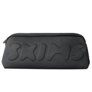 SKIMS Black Neoprene Pouch